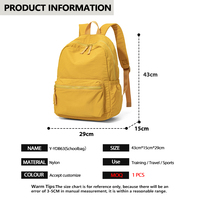 Mochila Deportiva de Moda con Cierre y Logotipo Personalizado, Impermeable, de Microfibra y Cuero Sintético, Mochila Casual Multiusos para Estudiantes