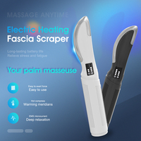 Appareil chauffant portable Gua Sha avec micro-courant à 5 niveaux pour soulager les douleurs au cou, aux épaules et au dos, et pour les soins bien-être du corps