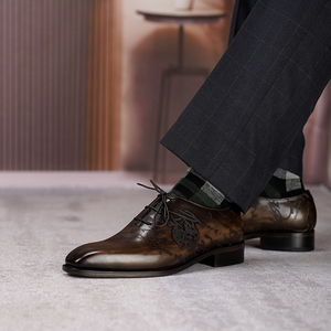 Cie Venta caliente hecho a mano de cuero SUELA vestido <span class=keywords><strong>Oxford</strong></span> zapatos para hombres OX-06 - Product Image 3