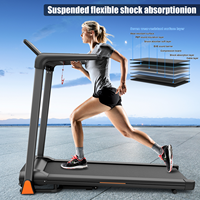 Tapis roulant pliable pour la maison, fabricant de tapis roulants OEM ODM Kreeda 2026, machine à courir pour l'équipement de remise en forme à domicile