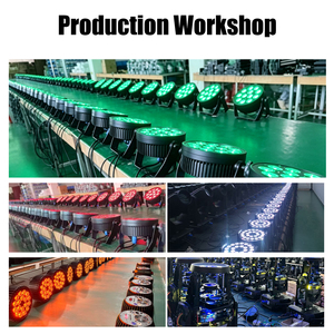 Luz LED Plana RGBW 4 en 1 de 18x4W, DMX512, Tira RGB, para Escenarios, Teatro, Iglesia, Salón, DJ, <span class=keywords><strong>Discoteca</strong></span>, Fiestas, Espectáculos en Vivo, Bodas - Product Image 6