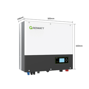 อินเวอร์เตอร์พลังงานแสงอาทิตย์แบบไฮบริด GROWATT รุ่น <span class=keywords><strong>SPH</strong></span> 4000~10000TL3 BH-UP 4KW 5KW 6KW 7KW 8KW 10KW แรงดันต่ำ สามเฟส สำหรับเชื่อมต่อกับระบบไฟฟ้า - Product Image 2