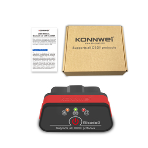Pemindai Mobil bluetooth OBD Pk25k80ic murah pabrik langsung KONNWEI KW901 Elm327 Obd2 pemindai mobil Obd <span class=keywords><strong>2</strong></span> pemindai bluetooth semua mobil - Product Image 1