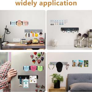 Tiras de barra de tablero de <span class=keywords><strong>corcho</strong></span> <span class=keywords><strong>autoadhesivo</strong></span> para notas Pastebin en tablero de mensajes, tablero de pines de fieltro para uso de boletines, 8 Uds. - Product Image 5