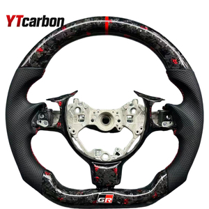 Volante Deportivo de Fibra de Carbono Estilo Forjado Mate YTcarbon para BRZ 86 <span class=keywords><strong>GT86</strong></span> GR86 <span class=keywords><strong>Yaris</strong></span> 2016-2024 - Product Image 6