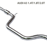 Échappement Catback haute performance pour système d'échappement Audi A3 1.4T 1.8T 2.0T Valvetronic Control