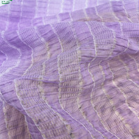Tissu en crêpe froissé extensible 100% polyester 75D, tissé en tricot, écologique, pour doublure de vêtements, vente en gros personnalisée