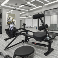 Máquina de remo aeróbico para interiores multifunción hidráulica, equipo de ejercicio para el hogar, cinta de correr, estilo remero para simulación
