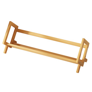 Wooden Bookshelf Rectangle Standing Type Office Organizer For Desk Storage Neatening - Product Image 2