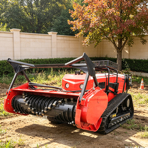 Trituratore <span class=keywords><strong>di</strong></span> Vegetazione Multifunzionale a Cingoli Elettrico per Lavori Forestali e Agricoli, Telecomandato con Motore da 7500W - Product Image 3