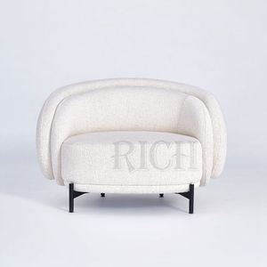 Layered Back <strong>Small</strong> <strong>Occasional</strong> Accent <strong>Chairs</strong> Furniture Modern Italian White Armchair Mid century Live Room <strong>Chair</strong> - Product Image 5