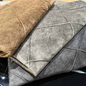 SINOVEL Tissu d'ameublement en velours 100 % polyester, nouveaux motifs à carreaux imprimés 2026 <span class=keywords><strong>pour</strong></span> fauteuil antique - Product Image 2