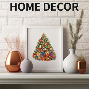 Puzzle en bois Arbre de Noël du Pays des Merveilles avec sacs de rangement et supports, compatible OEM pour cadeaux de Noël - Product Image 5