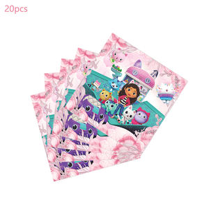 Vajilla Desechable con Temática <span class=keywords><strong>de</strong></span> <span class=keywords><strong>la</strong></span> Casa <span class=keywords><strong>de</strong></span> Muñecas <span class=keywords><strong>de</strong></span> Gabby para Fiestas <span class=keywords><strong>de</strong></span> Halloween, Bodas, Navidad, Año Nuevo, Pascua y Otras Festividades - Product Image 5