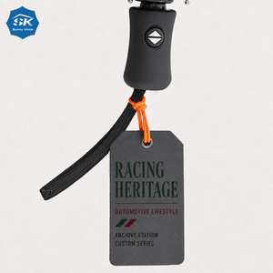 Paraguas plegable automático de 3 pliegues, portátil, de viaje, resistente al viento, con diseño personalizado e impresión de logotipo para pedidos al por mayor. - Product Image 6