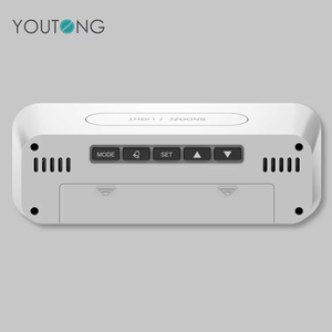 Lớn Kỹ Thuật Số Đồng Hồ Báo Thức <span class=keywords><strong>LCD</strong></span> Hiển Thị Nhiệt Độ Đọc Điện Tử Dự Báo Thời Tiết Cho Tường Không Gian Markdown Bán Bàn Đồng Hồ - Product Image 5