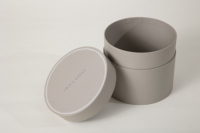 Boîte en papier tube recyclable, boîte en papier personnalisée exquise spot uv cadeau boîte cylindrique boîte en carton avec couvercle
