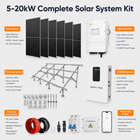 Système solaire hybride complet Solis 10 kW 15 kW 20 kW avec batterie et onduleur