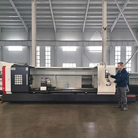 Système de commande Fanuc CK61100, tour CNC horizontal à lit plat robuste, à broche unique, automatique