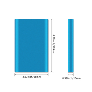 Batterie externe mobile externe 5000mah 4000mah Power Bank Batterie externe Chargeur de téléphone portable Cadeau de Noël banques d'alimentation <span class=keywords><strong>10000</strong></span> - Product Image 3