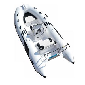 Bateaux à rames ouvertes CE 13 pieds Rib390 Orca Hypalon/PVC en fibre <span class=keywords><strong>de</strong></span> verre, bateaux <span class=keywords><strong>de</strong></span> <span class=keywords><strong>sauvetage</strong></span> gonflables avec auvent Bimini - Product Image 4