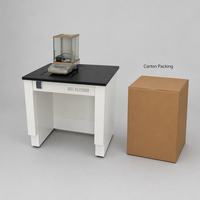 Table de laboratoire anti-vibrations robuste, haute précision, avec plateau en marbre pour pesage analytique en laboratoire de recherche
