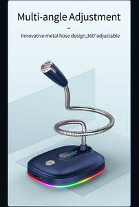 El más vendido, micrófono USB con cable, Plug Play, micrófono <span class=keywords><strong>de</strong></span> <span class=keywords><strong>estudio</strong></span> <span class=keywords><strong>profesional</strong></span>, Karaoke, ordenador, portátil, PC <span class=keywords><strong>de</strong></span> escritorio, micrófono - Product Image 2