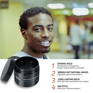 Wave Pomade Duradero Extreme Hold Hair Salon Styling Nutre Low Moq Gel para el cabello Wave Pomade para hombres - Product Image 4