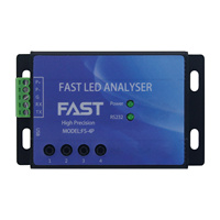 Analyseur LED rapide haute précision 4 canaux FS-4P HSI/RGB/XY Chroma/Testeur de longueur d'onde principale LED
