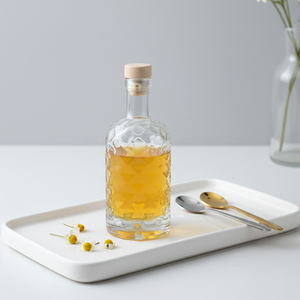 Bouteille en verre pour spiritueux, whisky, vodka, <span class=keywords><strong>gin</strong></span>, rhum, liqueur, 500 ml, 750 ml, avec bouchons en bois - Product Image 5