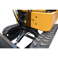 Prix usine mini piste houe 1.2ton excavatrice machine à vendre plus petite mini excavatrice
