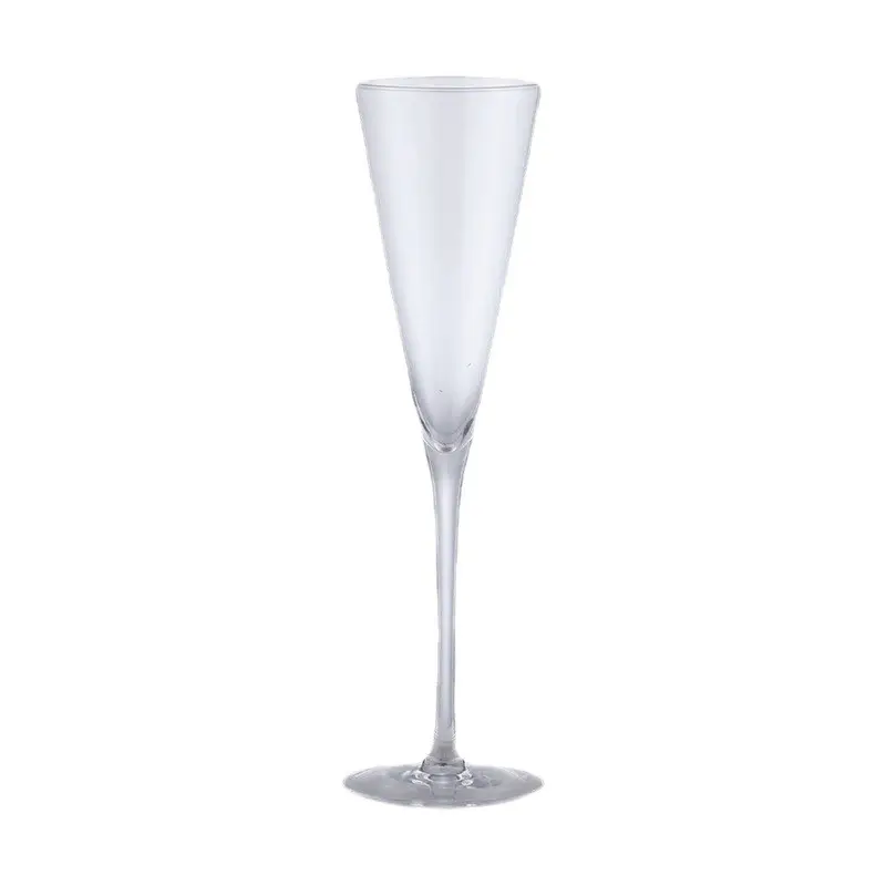 Wholesales of red wine glass crystal glass champagne flute goblet clear champagne cup for wedding party event