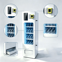 Distributeur automatique intelligent à écran tactile YCF, SDK, gestion basée sur le cloud, combo snacks et boissons, paiement par carte de crédit