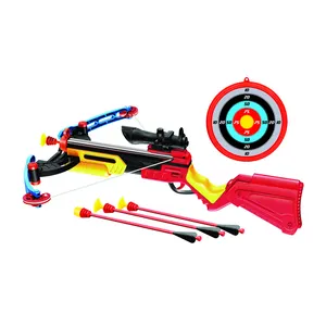 儿童射击游戏运动玩具游戏复合弓套装玩具枪B/O瞄准瞄准灯弓箭狩猎