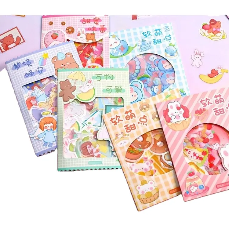 45 pieces cute stickers/cute girl's heart decorative stickers/student diary hand book stickers