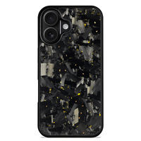 Coque arrière robuste en fibre de carbone véritable forgée avec base magnétique en TPU, emballée dans un sac OPP, pour iPhone 18 Pro Max
