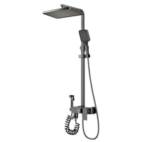 Meilleure vente en stock : Ensemble de douche thermostatique à touches piano, 4 modes, 4 sorties, jet doux, chromé – Le favori d'Europe et d'Amérique