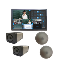 Ezolen All-in-One Vorlesungsaufzeichnungssystem 1080p H.265/H.264 Aufnahme & Auto-Tracking Drahtlos für Klassenzimmer/Konferenz-Streaming