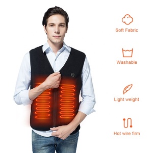 <span class=keywords><strong>Gilet</strong></span> <span class=keywords><strong>chauffant</strong></span> électrique intelligent 7.4v à température contrôlée pour hommes et femmes <span class=keywords><strong>avec</strong></span> <span class=keywords><strong>batterie</strong></span> pour l'hiver - Product Image 4