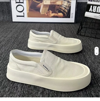 Chaussures de sport décontractées pour hommes à semelle épaisse, rehaussantes, respirantes, sans lacets, Le Fu Shoes, semelle intérieure en caoutchouc