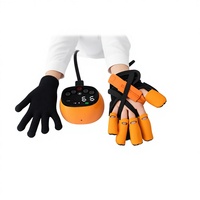 Gants robotisés électriques portables avec contrôle de la minuterie, pour la rééducation et l'entraînement des mains à domicile