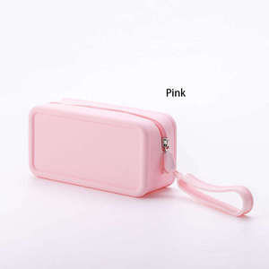 Bolsa de Maquillaje de Silicona con Logotipo Personalizado, Bolsa de Cosméticos Impermeable con Cierre, Bolsa de Viaje para Artículos de Aseo, Organizador para Bolso - Product Image 5