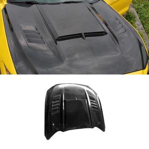 Cubierta de Motor con Aspecto de Fibra de Carbono Real para Ford Mustang 2015-2017, Kit de Carrocería, Accesorios para Auto, Pieza de Modificación - Product Image 1