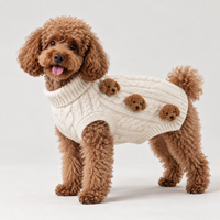 Ensembles assortis luxe tricotés pour humains et animaux de compagnie, petites séries, faible MOQ, personnalisation OEM ODM pour startups