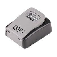 Boîte de sécurité murale extérieure AJF haute sécurité antivol portable à combinaison à 4 chiffres en alliage de zinc pour rangement de clés à domicile