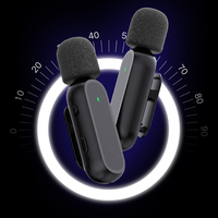 Micrófono Lavalier inalámbrico K61 con ESTUCHE DE CARGA Nueva gran oferta Adecuado para transmisión en vivo Programa de grabación de video Entrevista