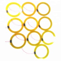 Film chauffant flexible personnalisé PI film mince PCB ,5V 12V Polyimide gravé feuille film mince chauffage avec adhésif
