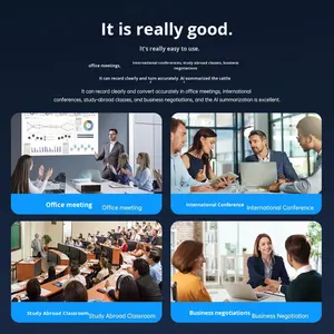 Grabadoras <span class=keywords><strong>de</strong></span> Voz Digitales, Grabadora <span class=keywords><strong>de</strong></span> Voz Pequeñ<span class=keywords><strong>a</strong></span> y Portátil, Inalámbrica para Oficina, Gran Capacidad, <span class=keywords><strong>Traductor</strong></span> <span class=keywords><strong>de</strong></span> Voz <span class=keywords><strong>a</strong></span> <span class=keywords><strong>Texto</strong></span> con IA, Formato WAV - Product Image 3