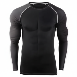 Vêtements personnalisés Vêtements de protection solaire Rush Guard Vêtements pour hommes Chemise de compression Rashguard Gilets pour hommes Rash Guard Meilleurs rashguards - Product Image 1