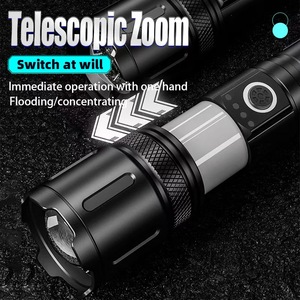 Hot Sale High-Power Rechargeable LED Flashlight for Mountain Camping Portable Aluminum Body Flashlight - Product Image 3